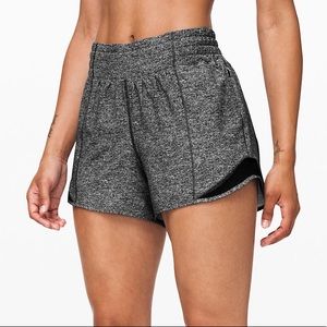 Lululemon Hotty Hot gray shorts, size 8 tall
